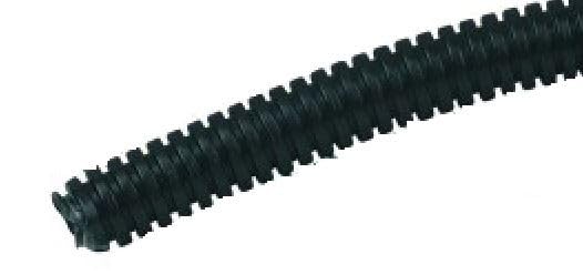 L'ELETTRICA REP16 - Tubo flexible corrugado de 16 mm, negro en bobina de 100 m