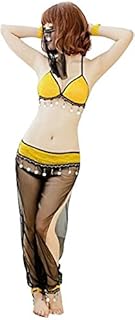 ملابس نوم نسائية غامضة, أصفر, Free Size