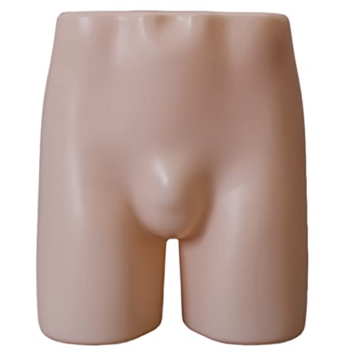 CHENGYIDA Male Hips Mannequin Lower Half Body Male Mannequin Torso Male Panty Modle, Underwear Underpants Male Swim Trunks for Underwear Display Skin Color