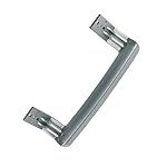Recamania Tirador de puerta para nevera y congelador adaptable BEKO 4900061200 4900060500 4872691600 – Color plateado – Longitud 26 cm | Distancia entre tornillos 23cm