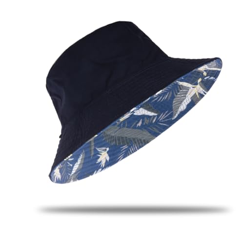Image of Oversize XXL Bucket Hat Reversible Extra Large Sun Hat Big Head Wide Brim Fishing Hat for Men Women