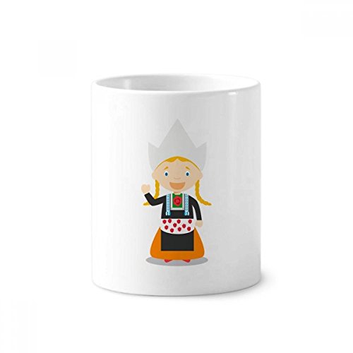 Cadeau tasse Pays-Bas dessin animé en céramique pour anniversaire et fête