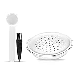 Wiederverwendbare Kaffeekapseln für Senseo HD7801, Senseo HD6592, Edelstahl Kapseln Wiederbefüllbar mit Löffelbürste