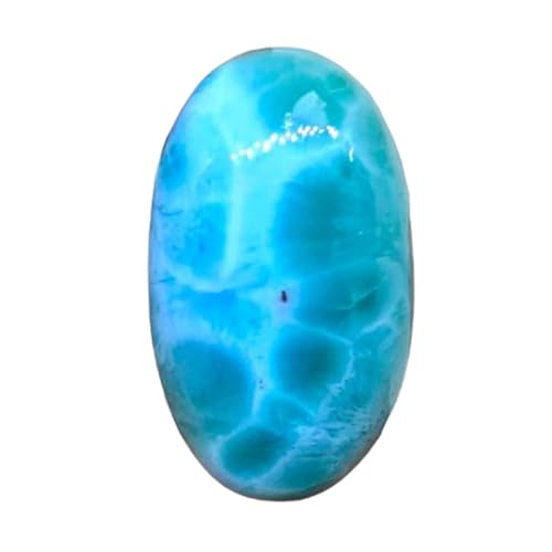 Larimar naturel cabochon pierre précieuse lâche fabrication bijoux bague DIY