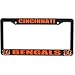 Cincinnati Bengals Black Plastic License Plate Frame
