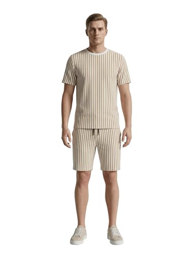 Image of Dollar Men Co-Ord Set | Polyester Shorts + T-Shirt | Regular Fit, Quick Dry & Breathable | Gym, Casual & Sportswear | Pack of 1