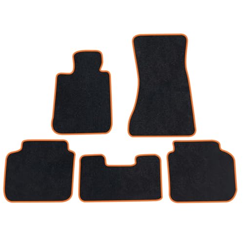 Tapis de sol voiture BMW série 7 G12 orange idéal pour voyages en famille et trajets professionnels