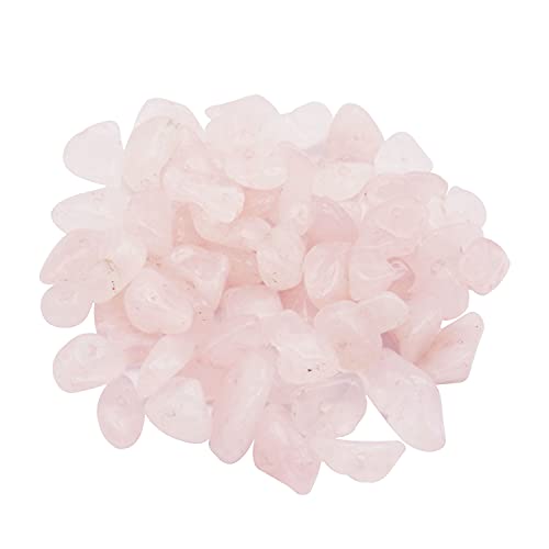 450 PCS Rose Quartz Naturel Irrégulier Puce Pierre Perles 5-8mm Pierres Précieuses Cristal Lâche Perle pour la Fabrication de Bijoux Bracelet Collier DIY Artisanat Trouver Cover