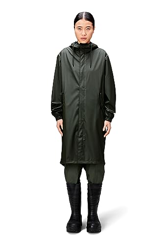 RAINS Fishtail Parka Coat for Men and Women - Waterproof jacket with Elasticated cuffs3