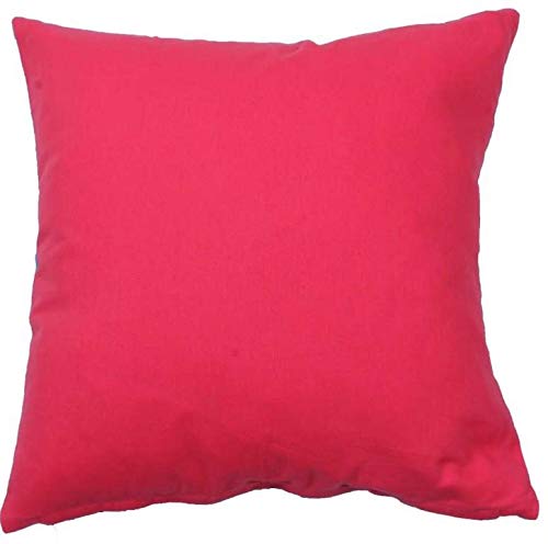 Pink Cotton Cushion Cover - 16x16" -1