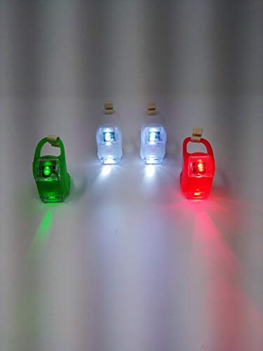 Green Blob Outdoors Navigation Boat Lights Sets Marine Kayak LED Portable Emergency Safety Waterproof dinghy WaveRunner JetSki(Green, Red, 2 White)