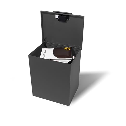 Loxx Boxx Smart Parcel Package Delivery Locker, LTE Cellular Mail Lock Box w/Wi-Fi and Bluetooth, Safe, Private Mailbox Locking Box for Deliveries, Large