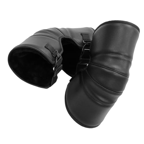 jojofuny Rodilleras Material Eléctricas para Térmicas Motos Ciclismo y Forro Térmico al Pu Resistente Viento y Desgaste para Hombres y Mujeres