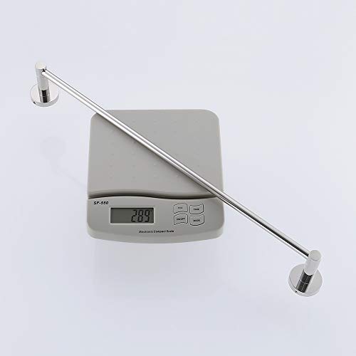 KES Porta Asciugamani con Contropiastre Rotondo