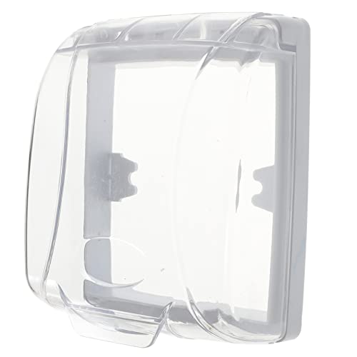 DOITOOL Housse De Sonnette Transparente Résistante Pluie pour Protection Anti-éclaboussures Extérieure