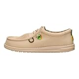 HEYDUDE Wally Bait and Tackle Natural Khaki Size 10, Mens Shoes, Slip-on Loafers, Comfortable & Light-Weight