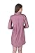 Züell – Vestido de Mujer Estilo Camisero Camiseta Corto Casual de Manga...