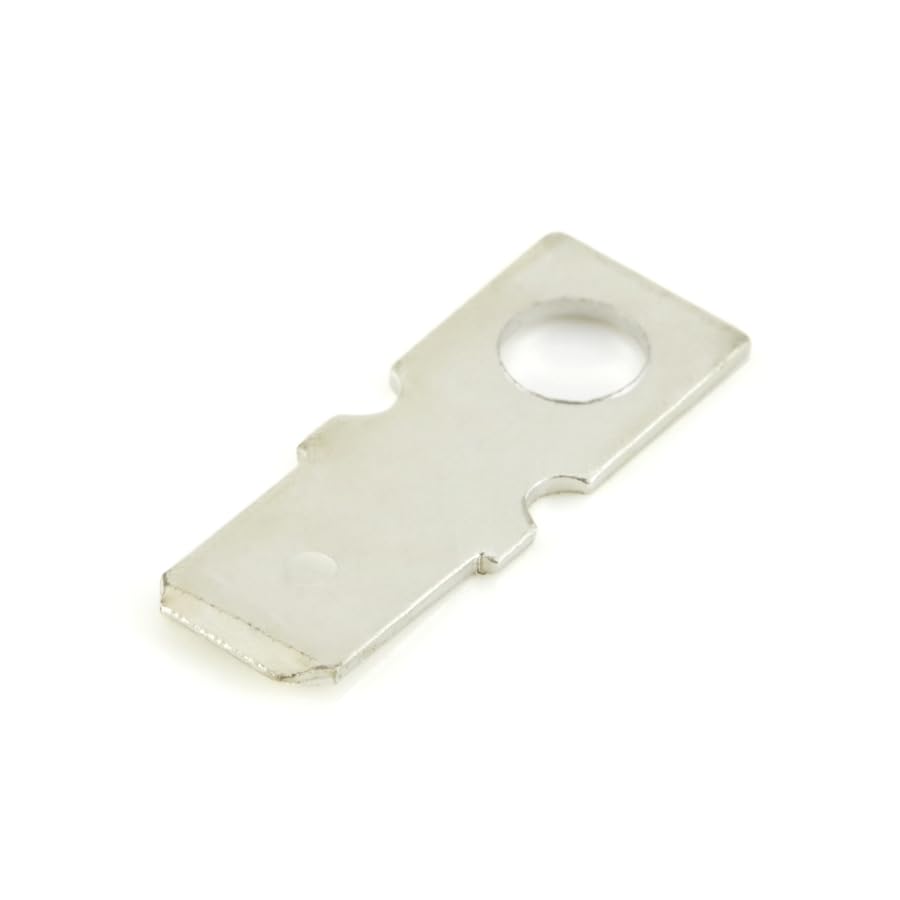 .250 Male Tab #8 Ring Tongue Terminal Connectors (100 Pack)