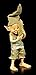 Produktbild Pixie Kobold Figur versteckt Sich hinter Blatt | Fantasy-Figur