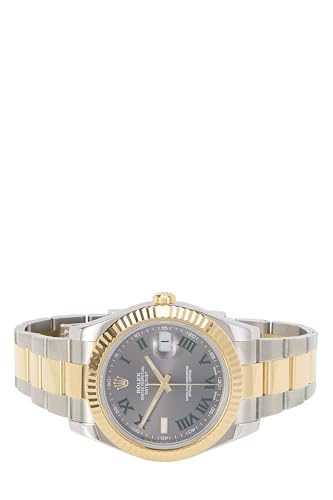 Pre-Loved Wimbledon 18K Yellow Gold Datejust 116333 41mm, Grey3
