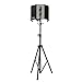 AxcessAbles Large Recording Studio Microphone Isolation Shield with Tripod Stand | With Pop Filter | Portable Recording Vocal Booth | Studio Microphone Stand (SF-101KIT)