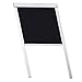 Produktbild Lospitch Dachfenster Verdunkelungsrollo Schwarz Thermo-Rollo, 100% Verdunkelung, Silberne Seitenschienen, kompatibel mit Fenster Systeme Dachfenster GGL, GPU, GTU, GXU, GHU(50.7x97.4cm, 206)