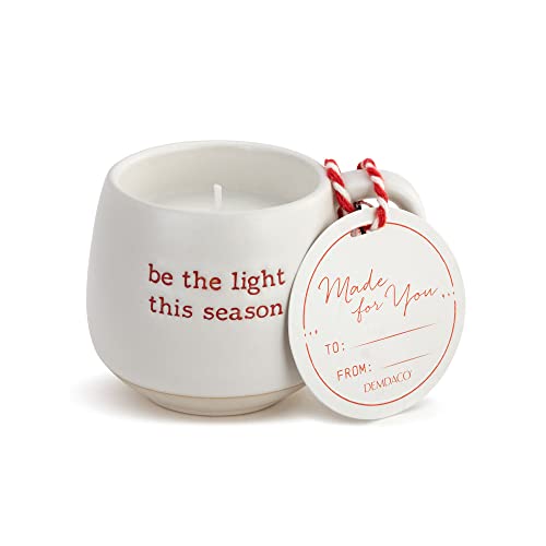 Demdaco This Season White 3.25 Inch Soy Blend And Ceramic Christmas Coffee Mug Candle #TOP4