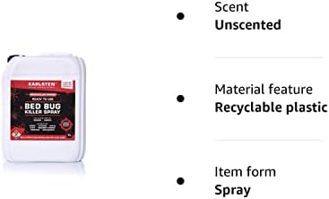 Karlsten Bed Bug Killer  Ultra Strong Pest Control Spray  Pro Bed Bug Protection  (5 Litres)