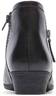 Rockport Women's Carly Bootie Ankle Boot, Black Leather, 7 W US | Image 4