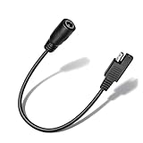 OatXtorpor Coax Female to SAE Motorcycle Gear Cable Compatible with Gerbing Heated Clothing Gloves Socks Vest Cable Power Adapter Charging Cord