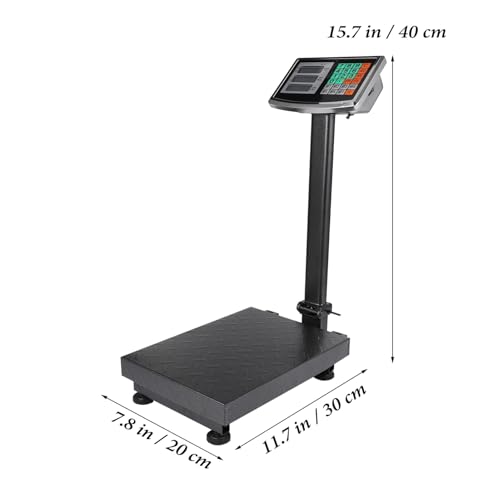Báscula industrial digital plegable Hemobllo 200kg miniatura 6