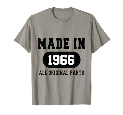 Hombre Hecho en 1966 divertido regalo de camiseta para hombre de 52 años Camiseta