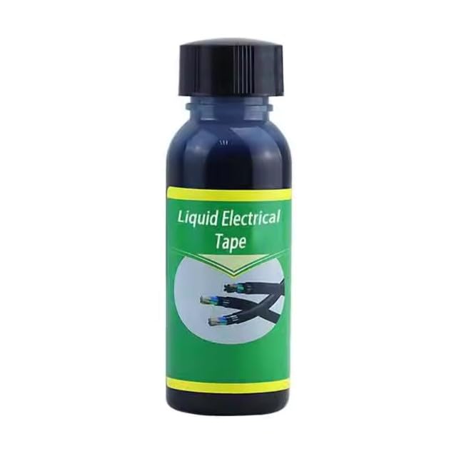 DST Liquid Electrical Tape, 100ml, Flexible Insulating Sealant, UV-Resistant, 1380V/mil