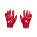 Under Armour Boys' T Ball Clean Up Baseball Gloves, (600) Red/Red/White, One Size Fits Most