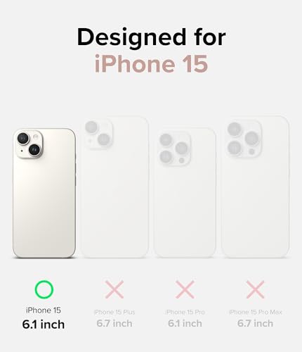 Image of Ringke Air Compatible with iPhone 15 Case Cover Transparent Lightweight Soft Flexible TPU Scratch Resistant Natural Form iPhone 15 Back Cover - Glitter Clear