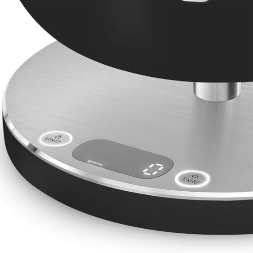 Image of SMEG Contemporary Digital Kitchen Scale with Removable Bowl (Black)