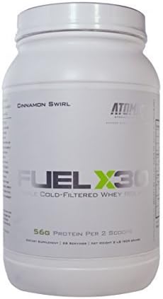 Atomic Strength Nutrition Fuel X30 Whey Isolate, Cinnamon Swirl, 2.0 Pound by Atomic Strength Nutrition