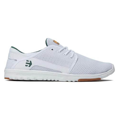 Etnies Men's Scout Sneaker Skate Shoe, White, 10.5