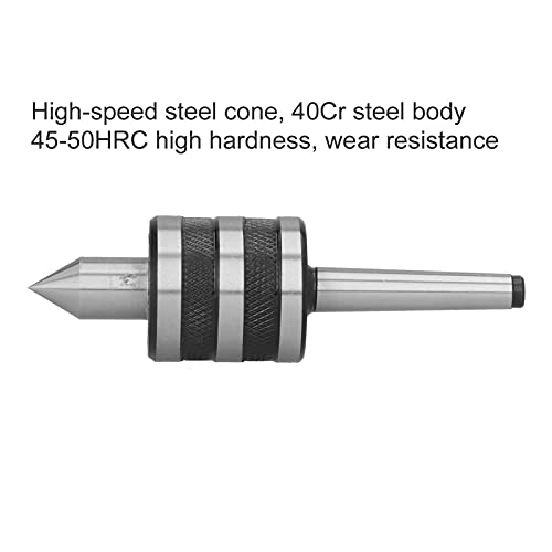 Taper Center Black Embossing Morse Giratório Woodworking Tapered Turn Acessórios MT1