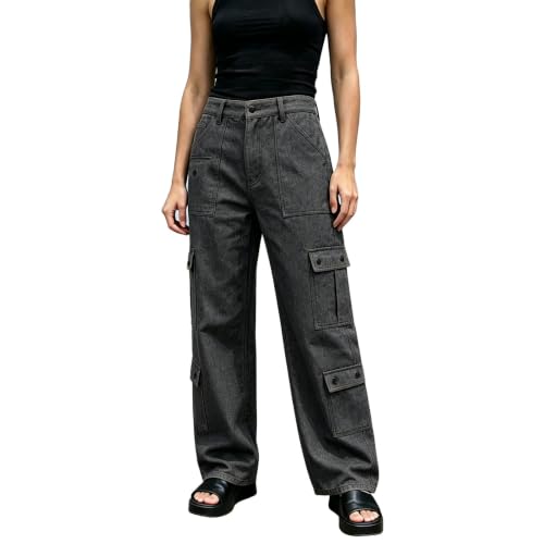Jean cargo baggy femme : le pantalon large avec poches fini les sacs