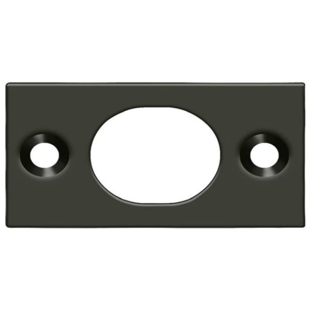 Deltana SP6FBU10B Strike Plate for 6" Flush Bolt; Oil Rubbed Bronze Finish