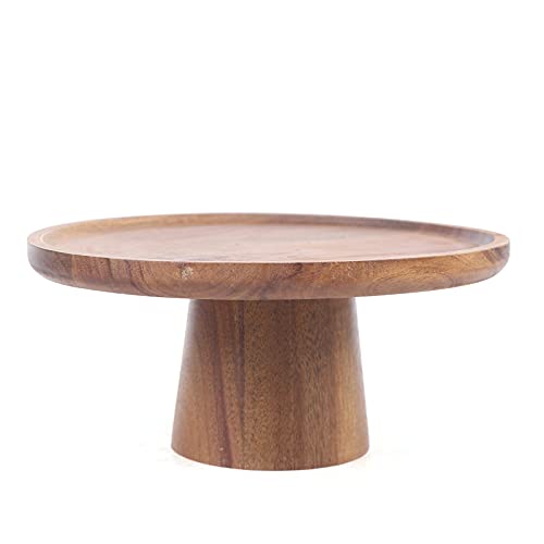 Présentoir à gâteau en bois avec pied - Support pour cupcakes de mariage rustique Cover