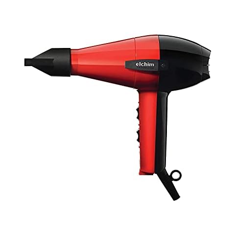 ELCHIM 2001 High Pressure Professional Hair Dryer - Red/Black , 1 Count (Pack of 1) Cover