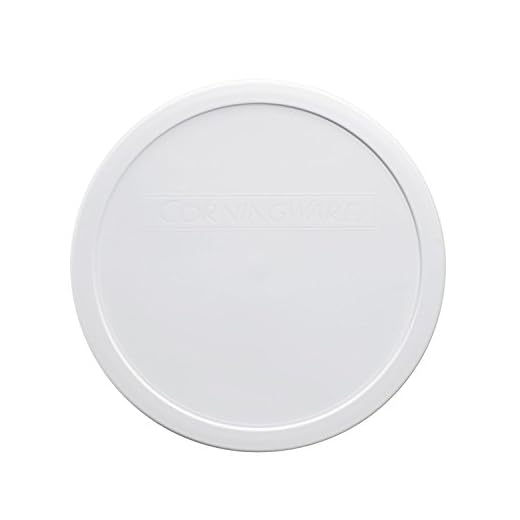 Corningware French White 2.5 Quart Round Plastic Lid Cover