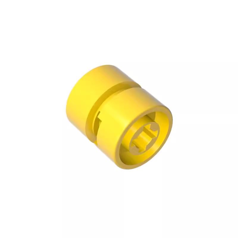 6014 Wheel 11x12 with Hole Notched for Wheels Holder Pin, Yellow, 50 PCS