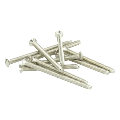 M3.5 (3.5mm x 40mm) Slotted Raised Countersunk Electrical Socket Screws (Pack of 10)