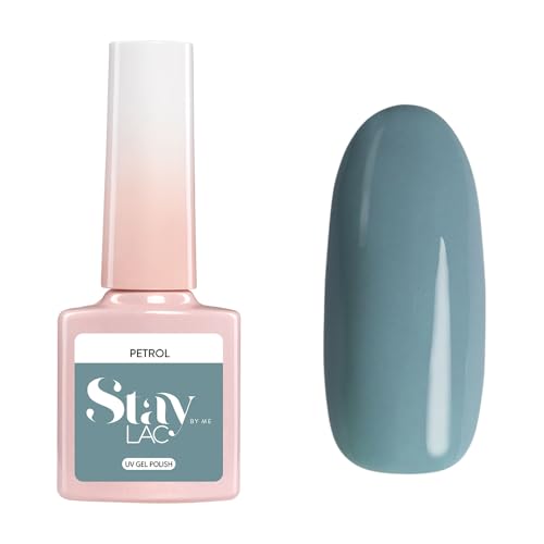 STAYLAC Pintauñas Semipermanentes 5 ml - Verde Petrol - Esmaltes Semipermanentes Para Uñas - Gel Uñas - Manicura - Nail Art - Brillo Uñas - Laca De Uñas - Esmalte Uñas