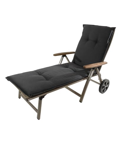 Möbelträume Auflagen für Liegen Rio 50318-701 in Uni anthrazit 190 x 60...