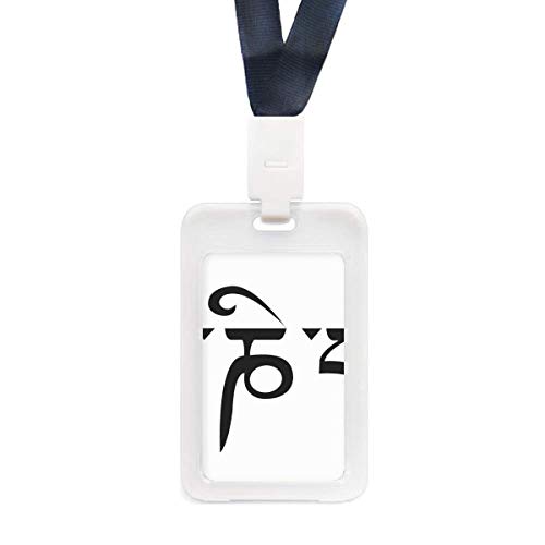 Étui de protection transparent carte identité et crédit bouddhiste