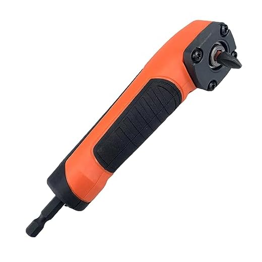 Orange 90° ABS Handle Drill Adapter
